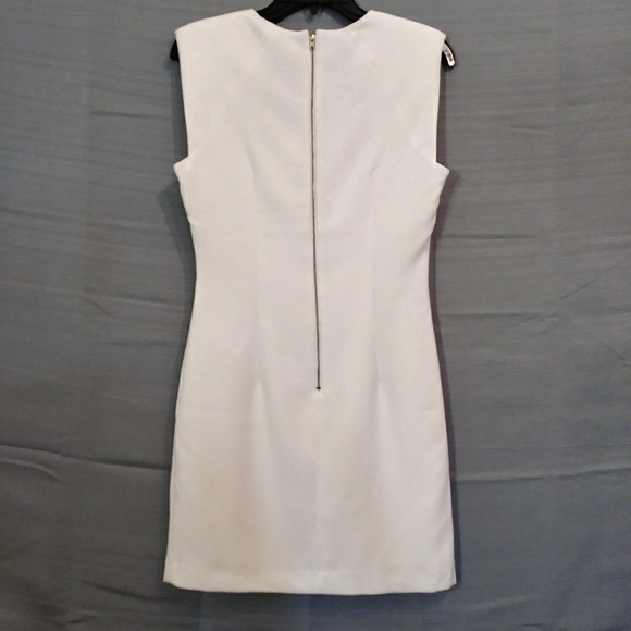 Forever 21 sleeveless dress cream/gold sz small - Picture 2 of 6